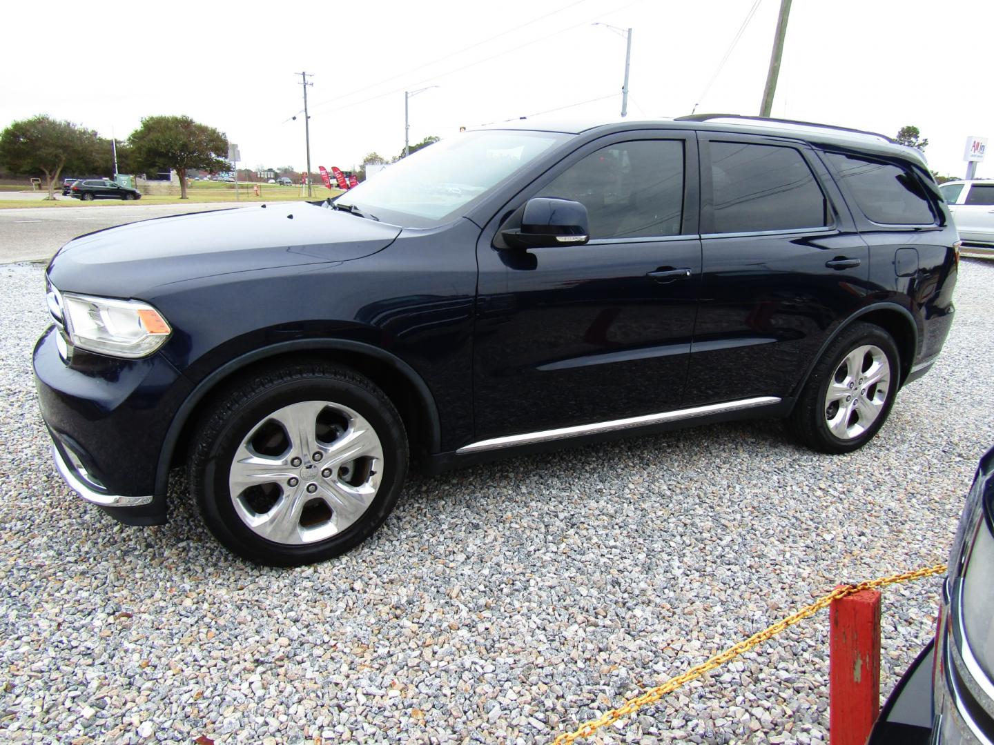 2014 Blue /Tan Dodge Durango (1C4RDHDG5EC) , Automatic transmission, located at 15016 S Hwy 231, Midland City, AL, 36350, (334) 983-3001, 31.306210, -85.495277 - Photo#2